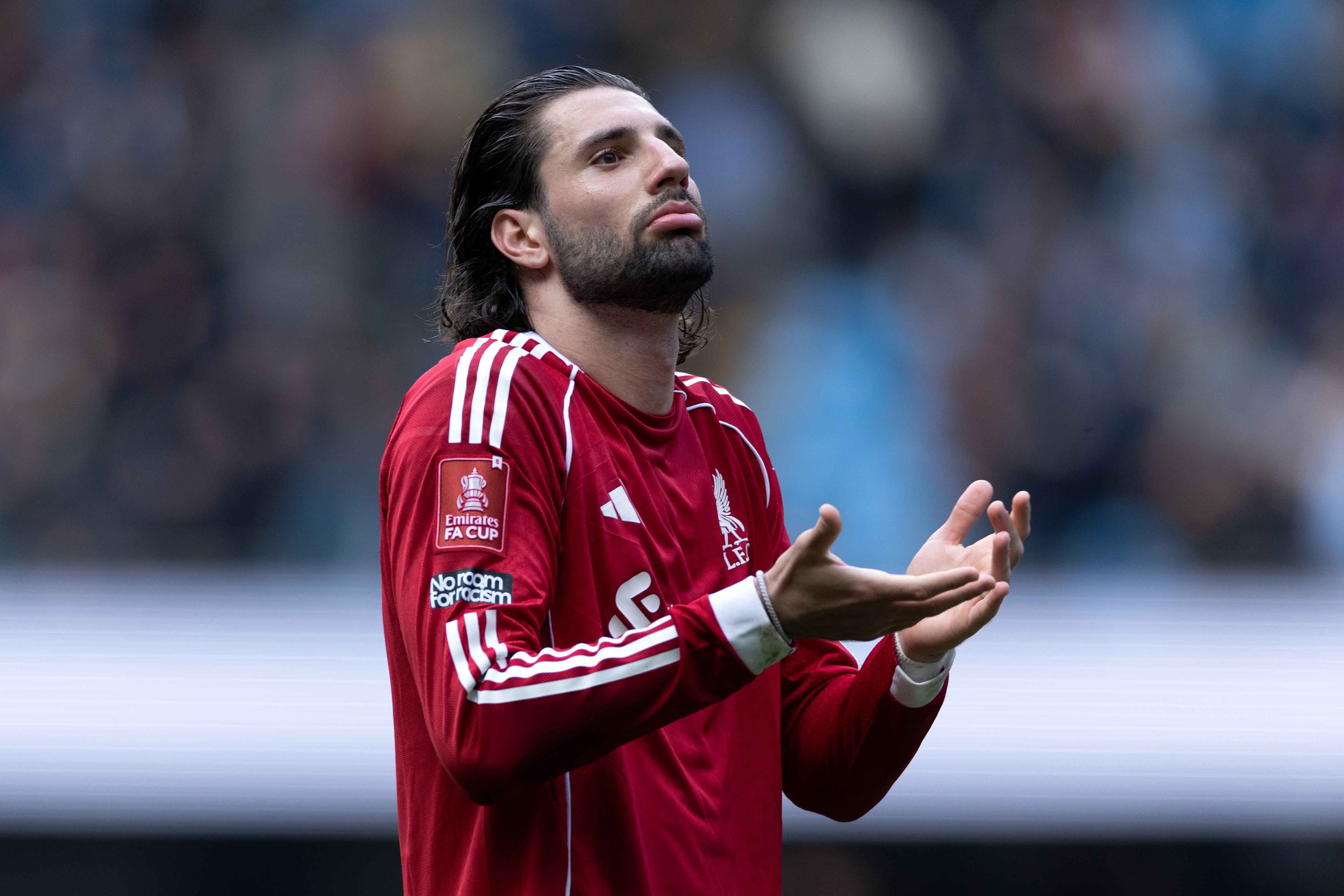 Szoboszlai Dominik a Manchester City elleni vereség után.