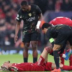 Hugo Ekitiké sérülése.