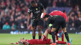 Hugo Ekitiké sérülése.