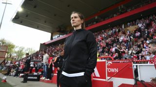 Marie-Louise Eta, az Union Berlin vezetőedzője.