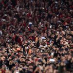 A Bayern München szurkolói.