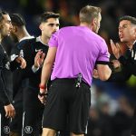 A Chelsea játékosai a Brighton ellen.