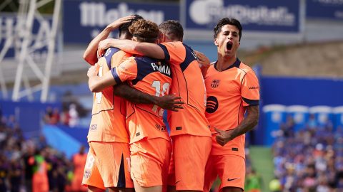 A Barcelona gólöröme a Getafe elleni bajnokin.