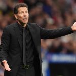 Diego Simeone az Arsenal elleni mérkőzésen.