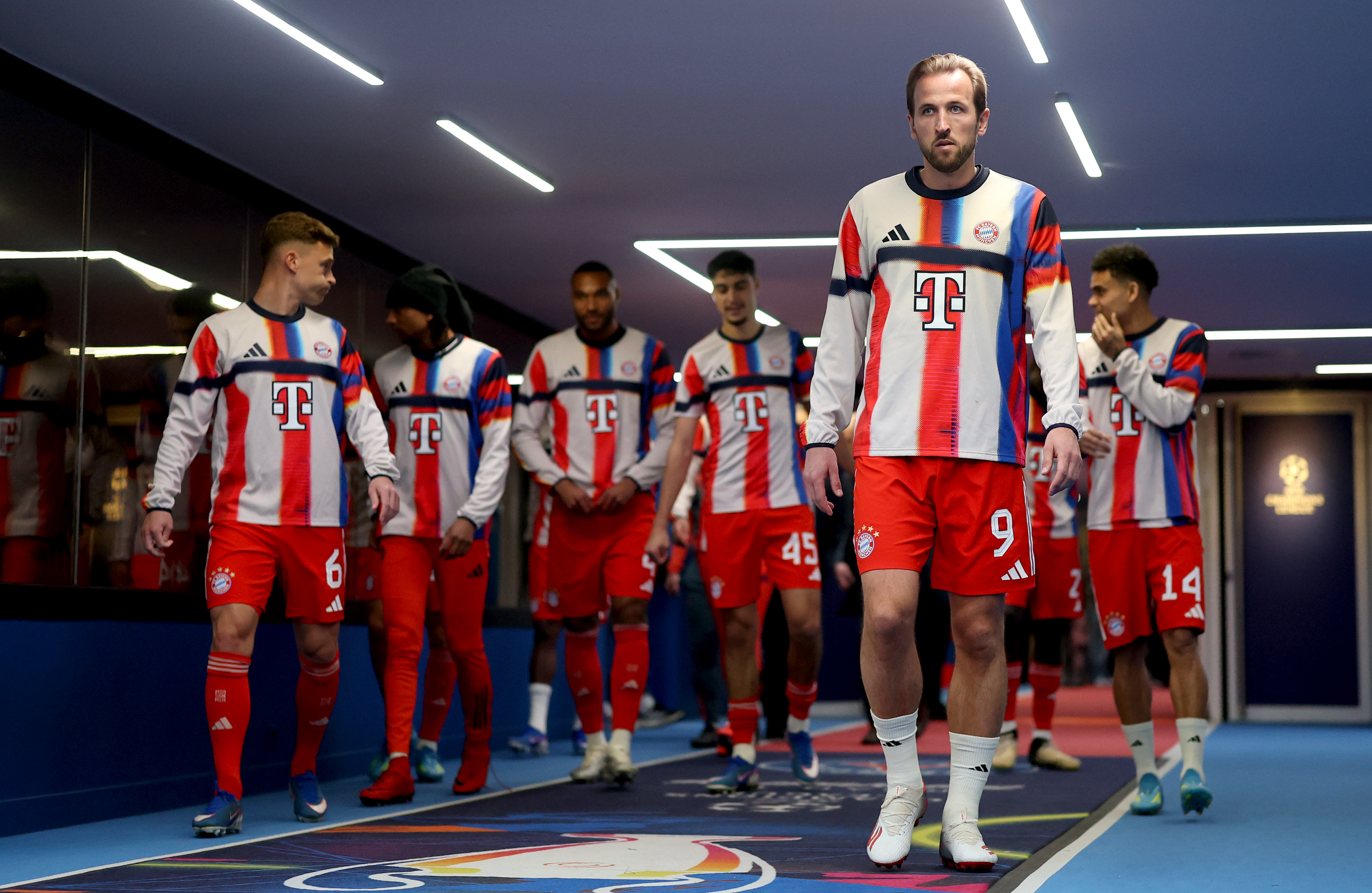 A Bayern München játékosai.