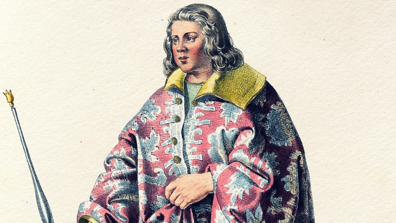 I. Géza magyar király 19. századi ábrázolása.