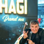 Romanian former football player Gheorghe Hagi addresses the media during a press conference on the occasion of his 60th anniversary in Bucharest, Romania, on February 5, 2025. Now 60, Gheorghe Hagi, who led his team to reach the quarter-finals in the 1994 World Cup, dreams to bring Romania back to the top. Some 200 youths are training at his academy in Constanta at the Black Sea.