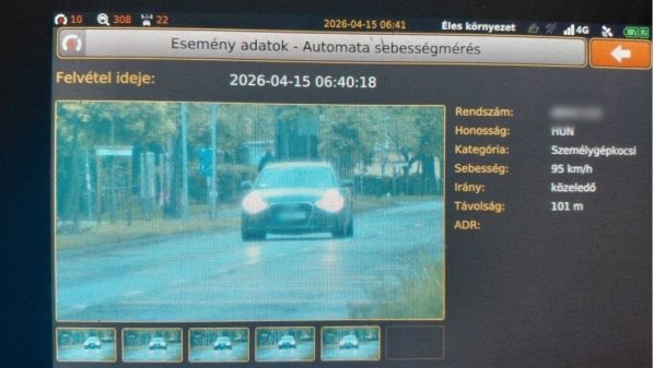 Több mint ötszáz autóst kaptak gyorshajtáson Kőbányán