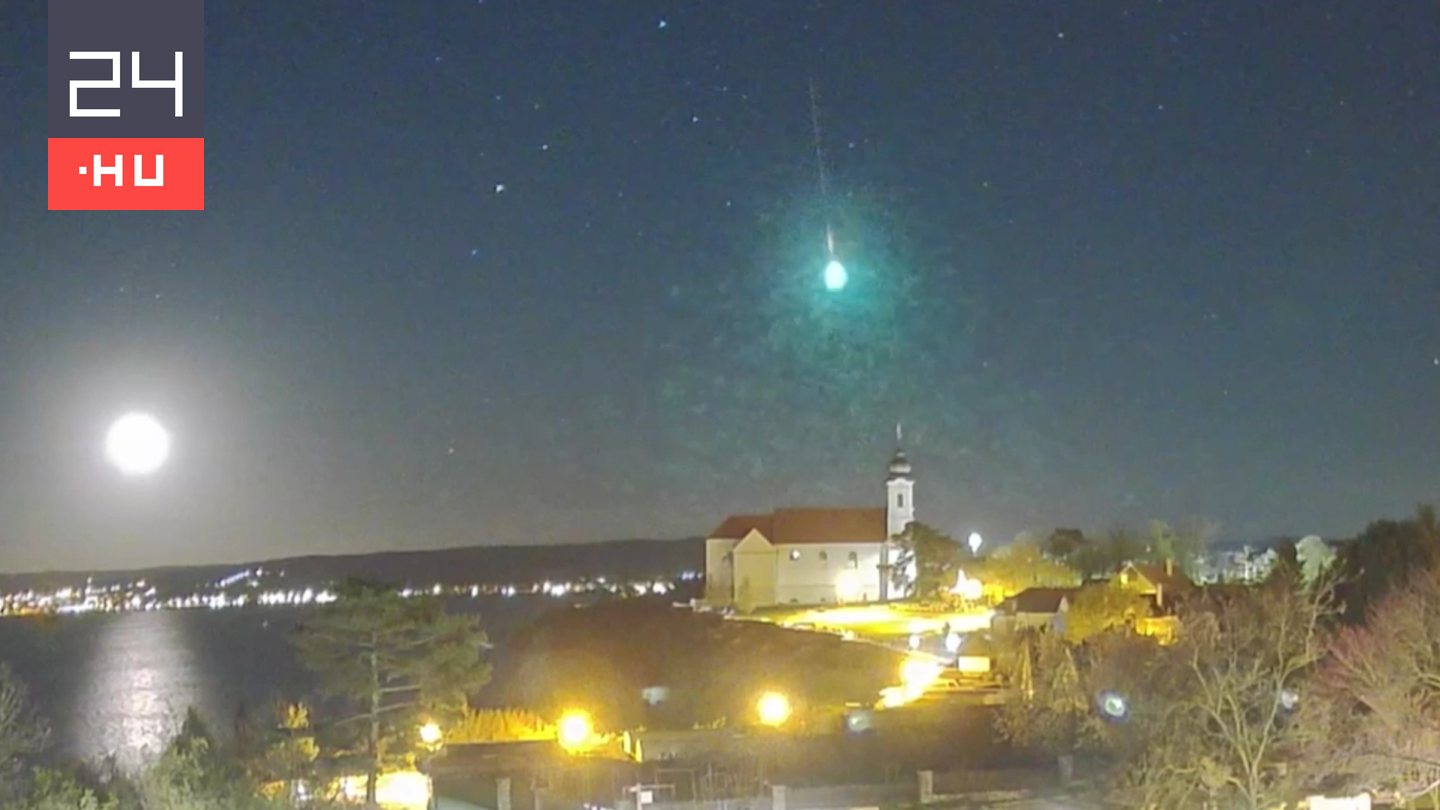 Zölden izzó tűzgömb szelte át az eget Magyarország felett