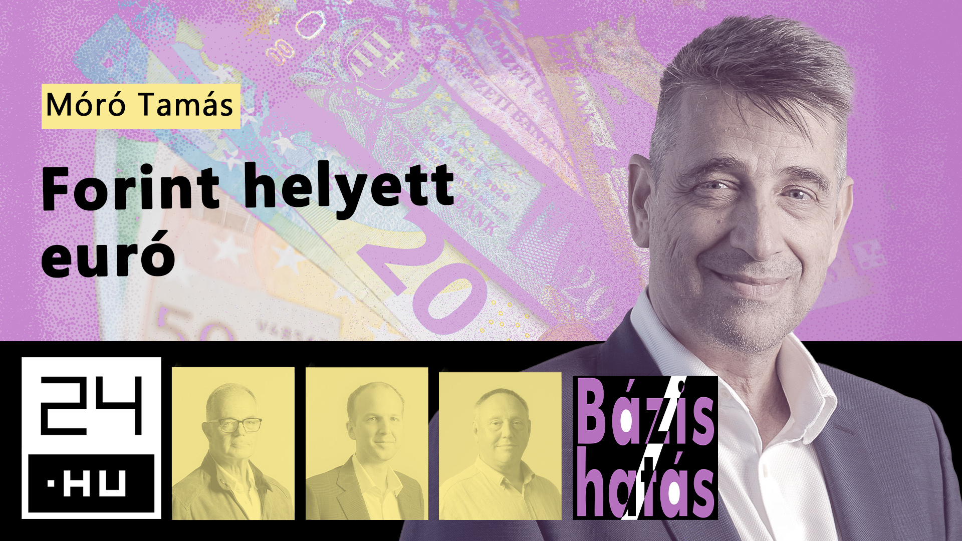 Móró Tamás, a Concorde vezető elemezője a Bázishatás-ban