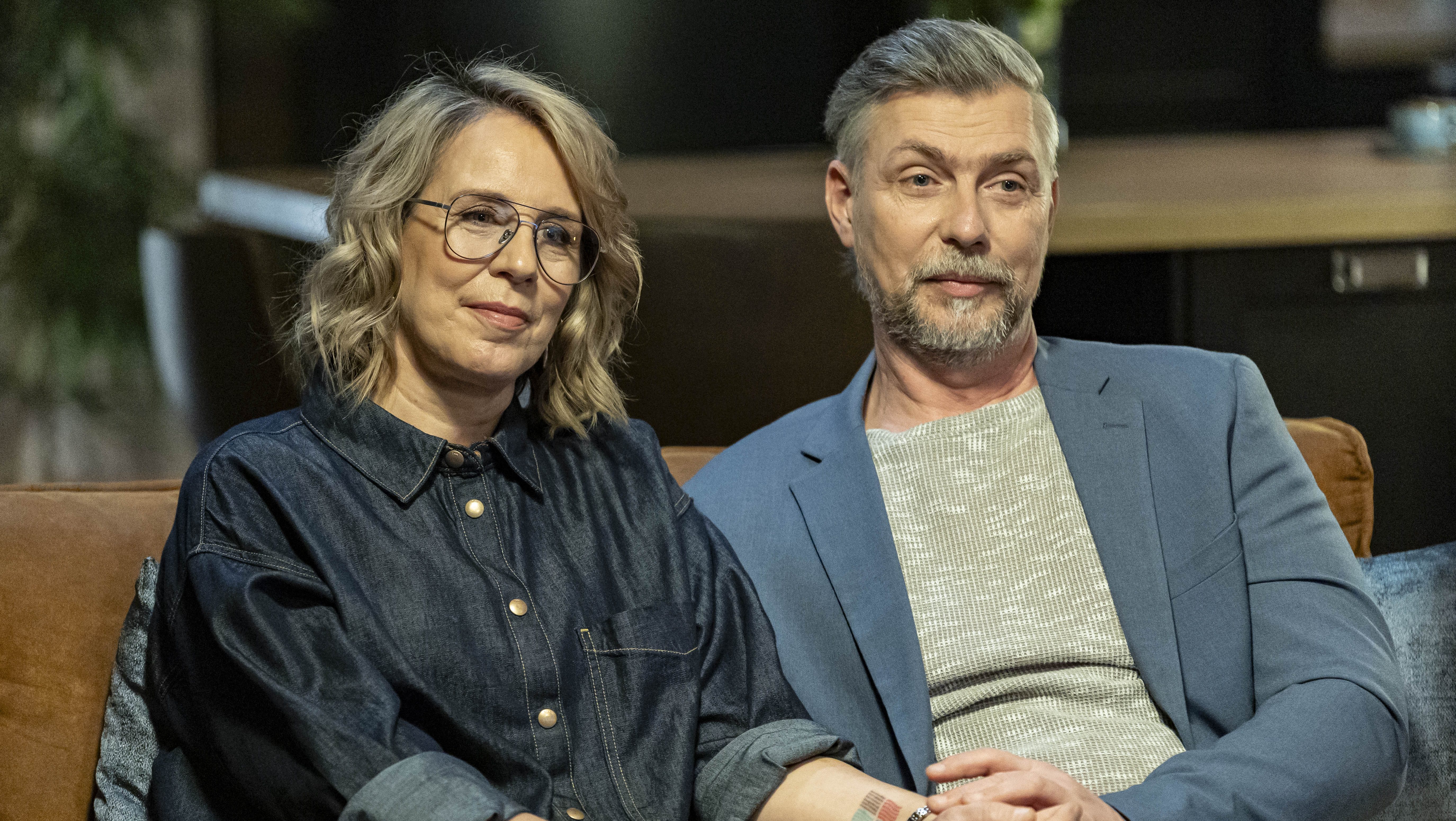 Pataki Zita és Szárnyas Attila A felszín alatt című műsorban.