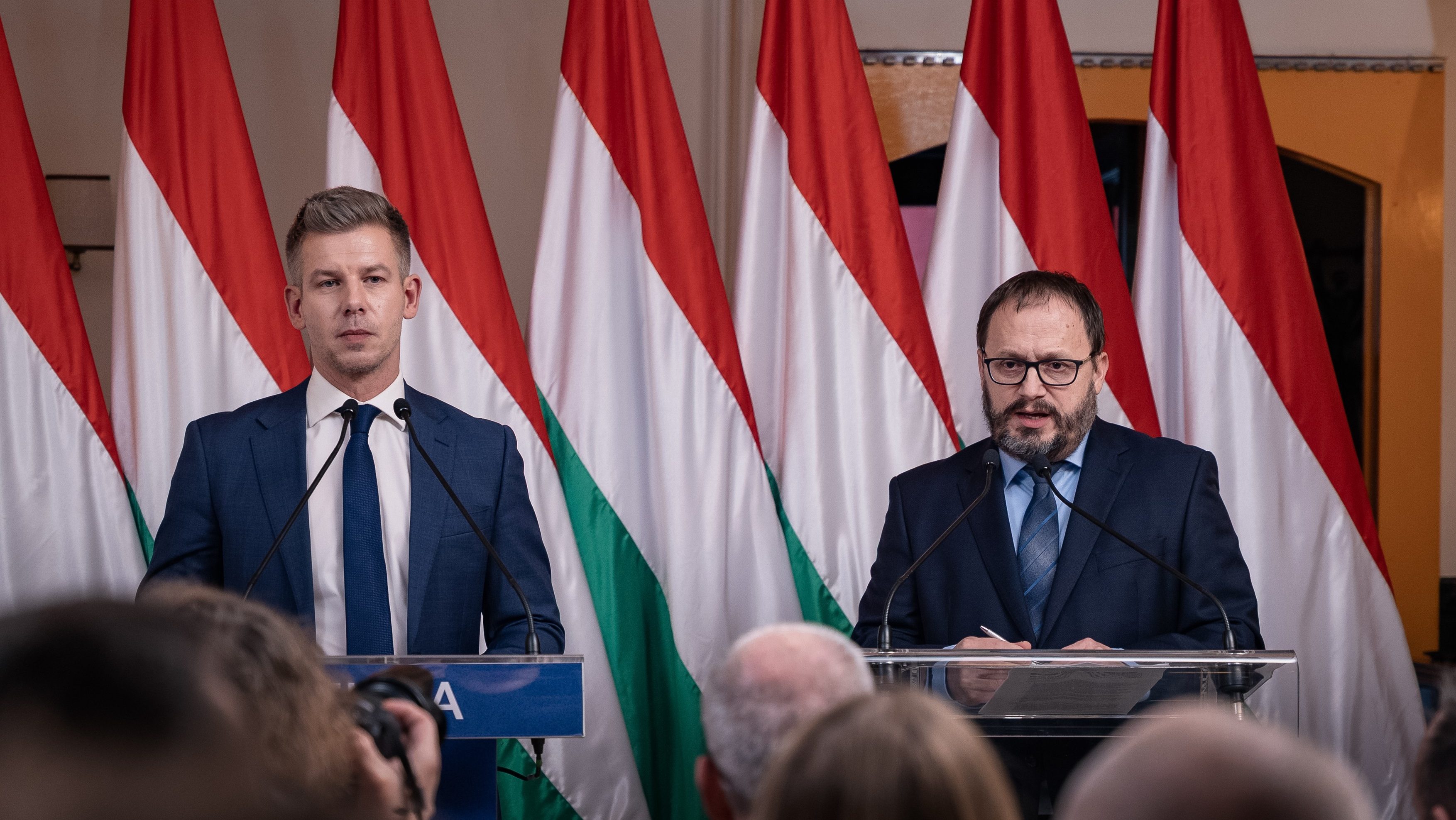 Magyar Péter és Kármán András