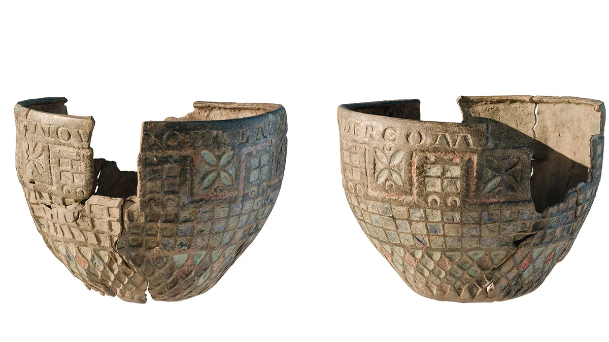 A régészek 3D-szkenneléssel és a töredékek virtuális összerakásával elkészítették a Berlanga-kupa rekonstrukcióját.