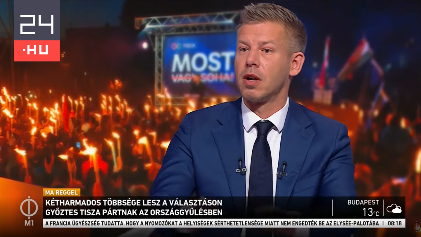 Magyar Péter: A propagandát nézőknek is bebizonyítjuk, hogy a Tisza minden magyart fog szolgálni