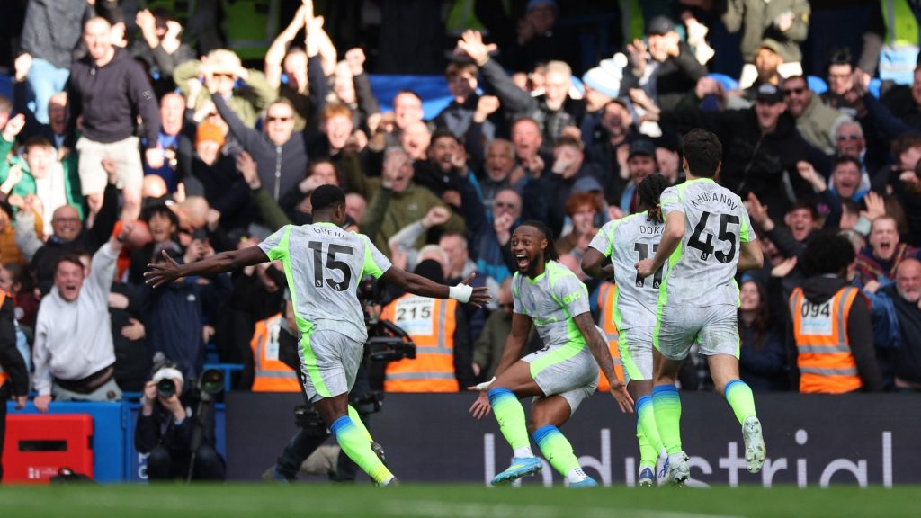 Idegenben ütötte ki a Chelsea-t a Manchester City.