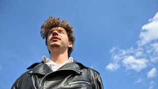 Mehringer Marci a Rendszerbontó Nagykoncerten a budapesti Hősök terén, 2026. április 10-én.