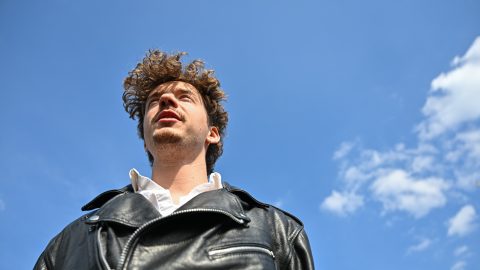 Mehringer Marci a Rendszerbontó Nagykoncerten a budapesti Hősök terén, 2026. április 10-én.