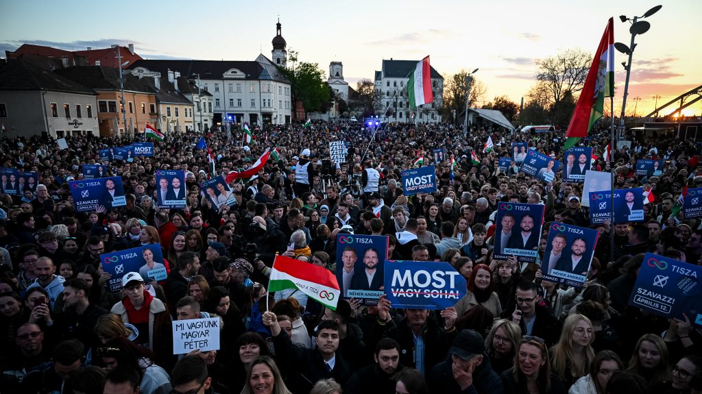 Magyar Péter Győrben: Egész jól nézünk ki. Talán még sosem néztünk ki ilyen jól