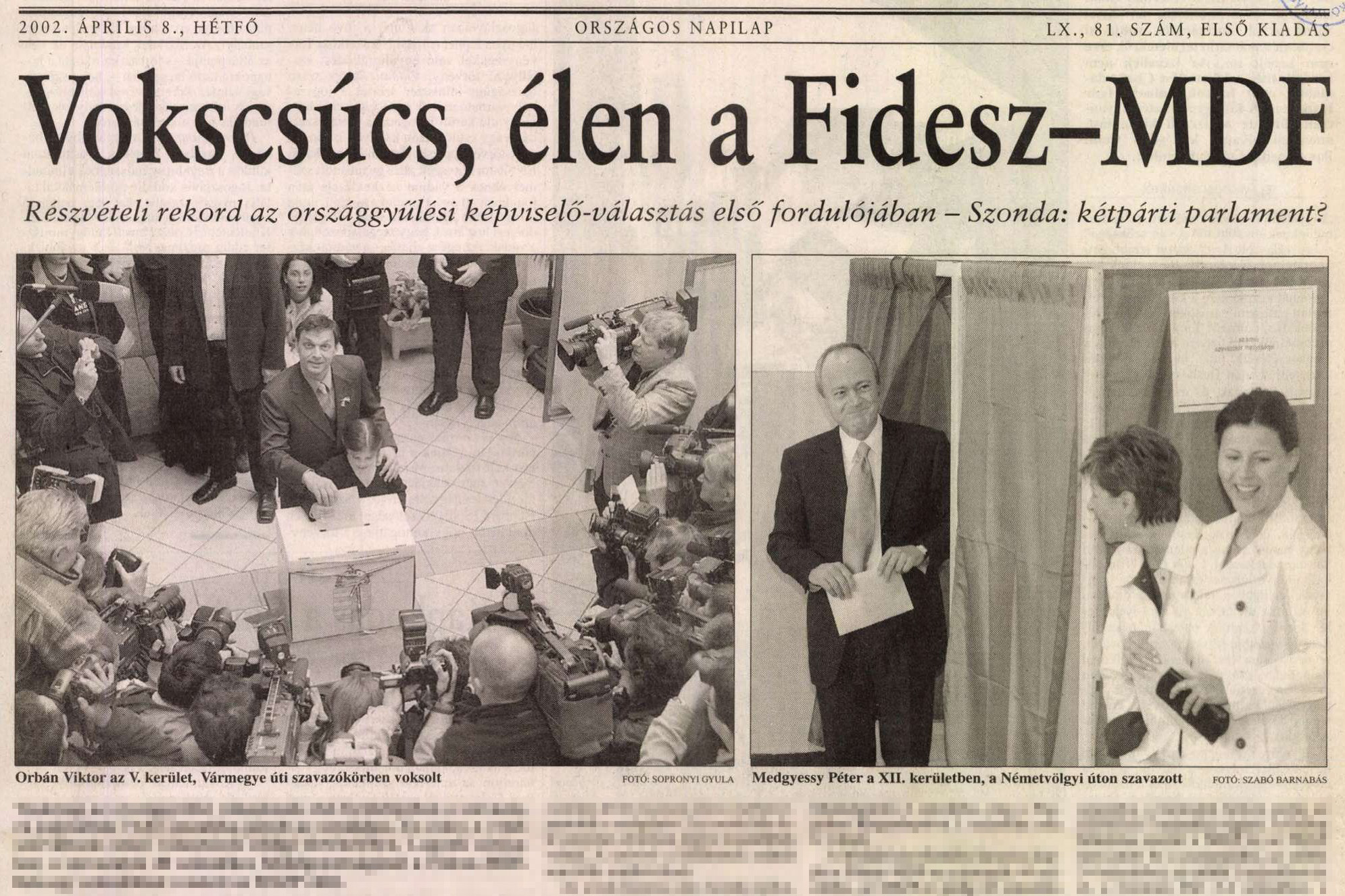 2002: az év, amikor a Fidesz először vesztett kormányon – és ami utána történt 1