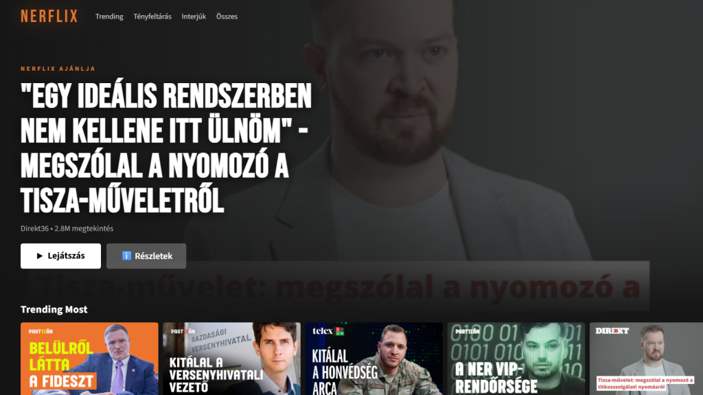 Itt a NERflix, ahol összegyűjtötték a kormány legnagyobb botrányait