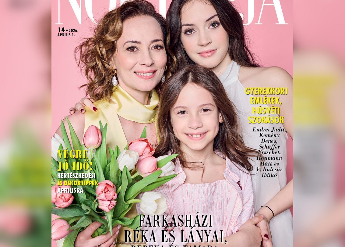 Farkasházi Réka címlapon mutatta meg a lányait