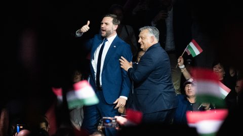 Orbán Viktor és JD Vance.
