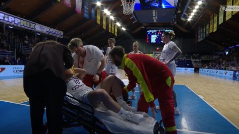 Papp Dia sérülés felső fogsor női kosárlabda magyar kupa döntő