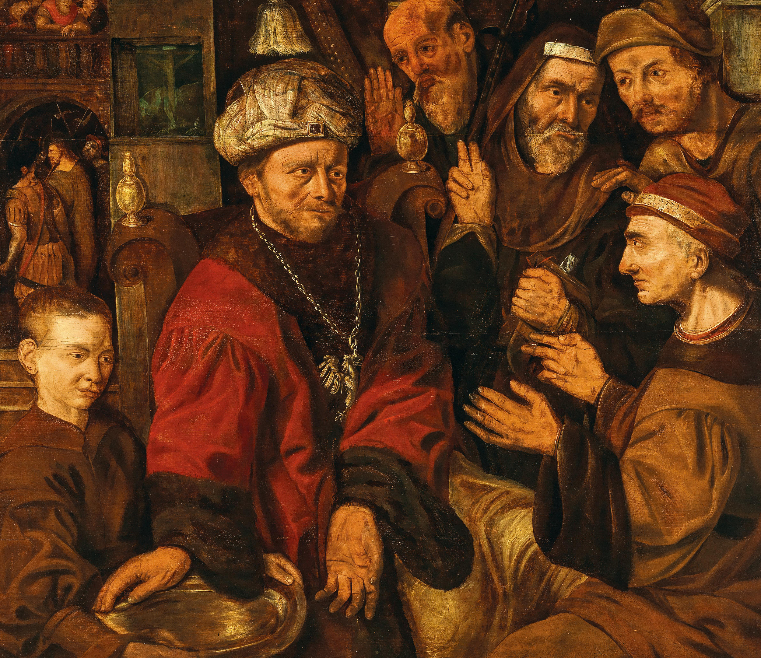 Pontius Pilátus mossa kezeit