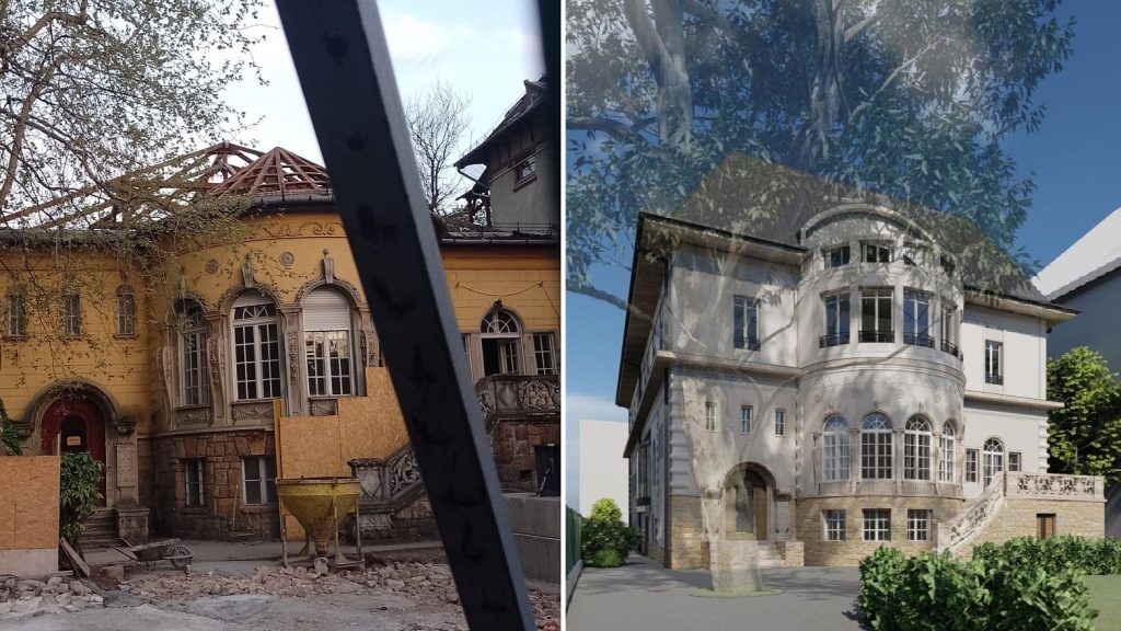 Elindult a Városligethez közeli védett Ádám-villa átépítése, amit korábban új szinttel akartak megfejelni