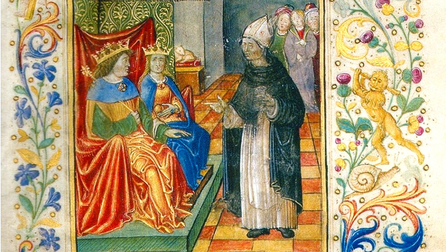 Mátyás király és Beatrix királyné