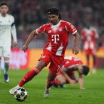 Serge Gnabry a Bayern München és a Real Madrid BL-meccsén.