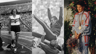 Csák Ibolya, Balczó András és Egerszegi Krisztina.