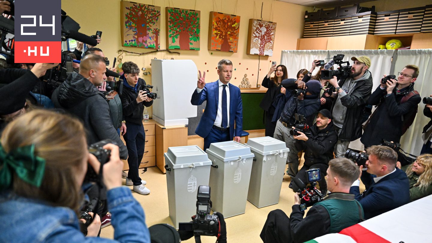 Magyar Péter leadta szavazatát