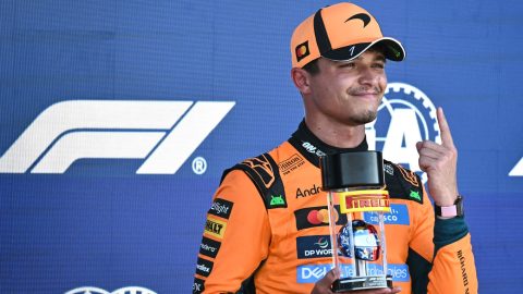 Lando Norris forma 1 miami nagydíj sprintidőmérő