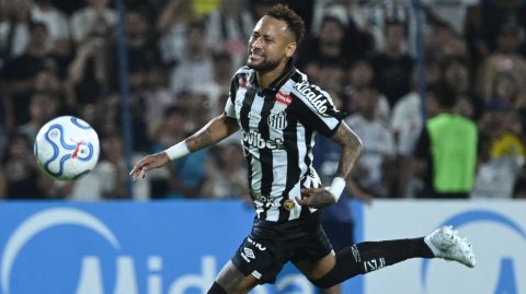Neymar a Santos játékosaként.