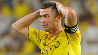 Cristiano Ronaldo az al-Hilal ellen.