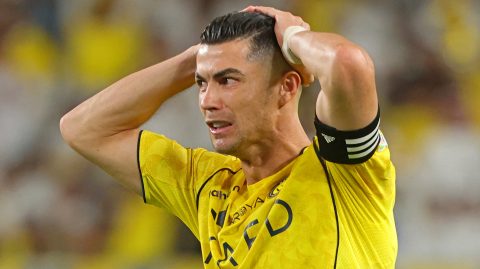 Cristiano Ronaldo az al-Hilal ellen.