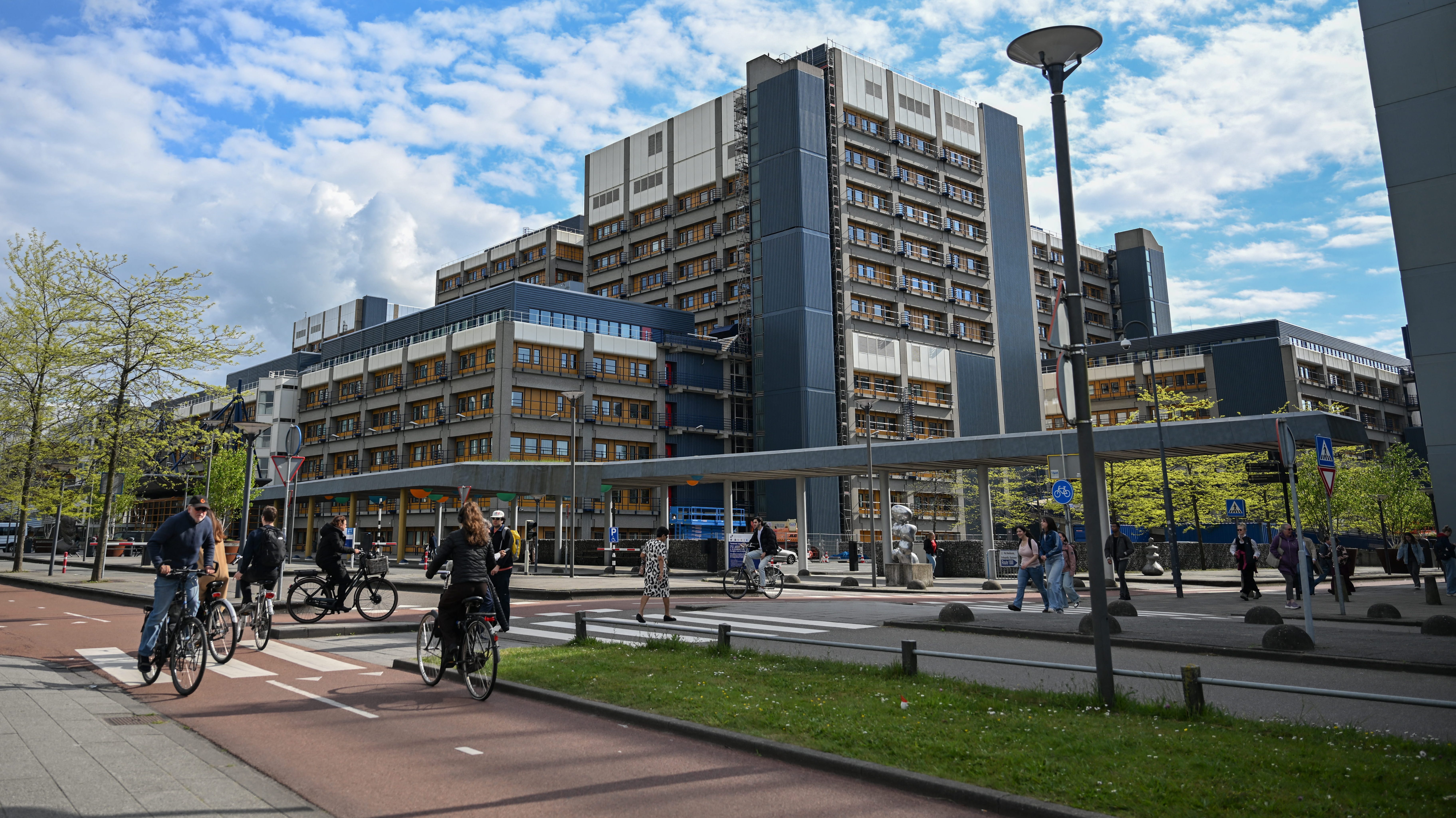 A leideni LUMC kórház, ahol az egyik hantavírusos beteget ápolják.