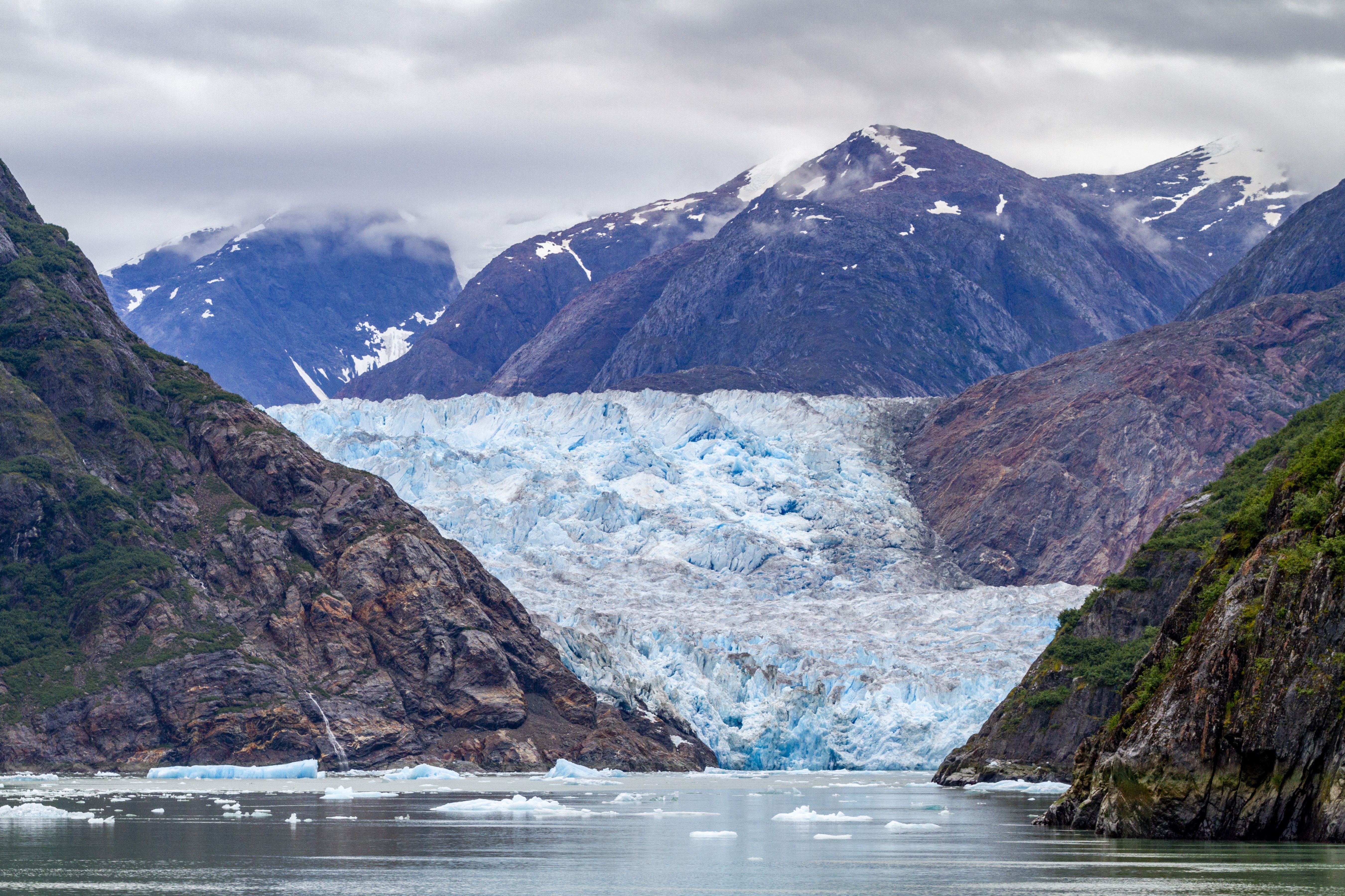tracy arm fjord, visszahúzódás, megacunami, fotók, kutatás