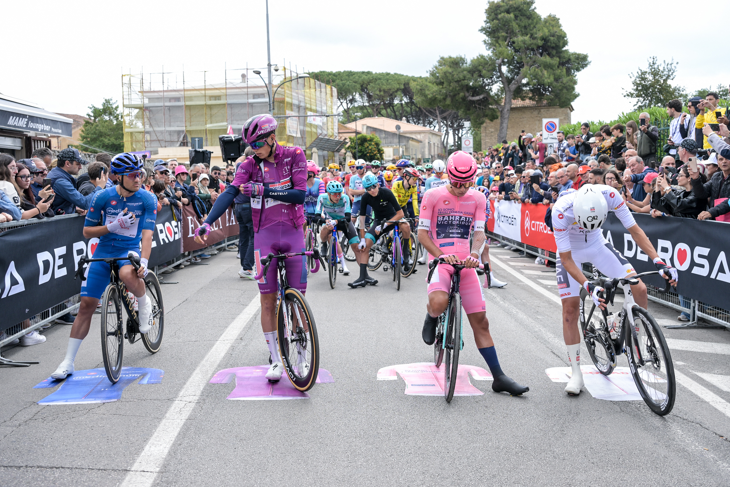 Giro d'Italia 6. szakasz körforgalom nézők közúti veszélyeztetés