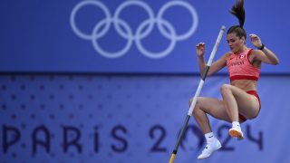 Alysha Newman bronzérmes volt a párizsi olimpián.