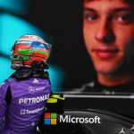 MIAMI, FLORIDA - MAY 03: Race winner Andrea Kimi Antonelli of Italy and Mercedes AMG Petronas F1 Team gets out of the car in parc ferme during the F1 Grand Prix of Miami at Miami International Autodrome on May 03, 2026 in Miami, Florida. Rudy Carezzevoli/Getty Images/AFP