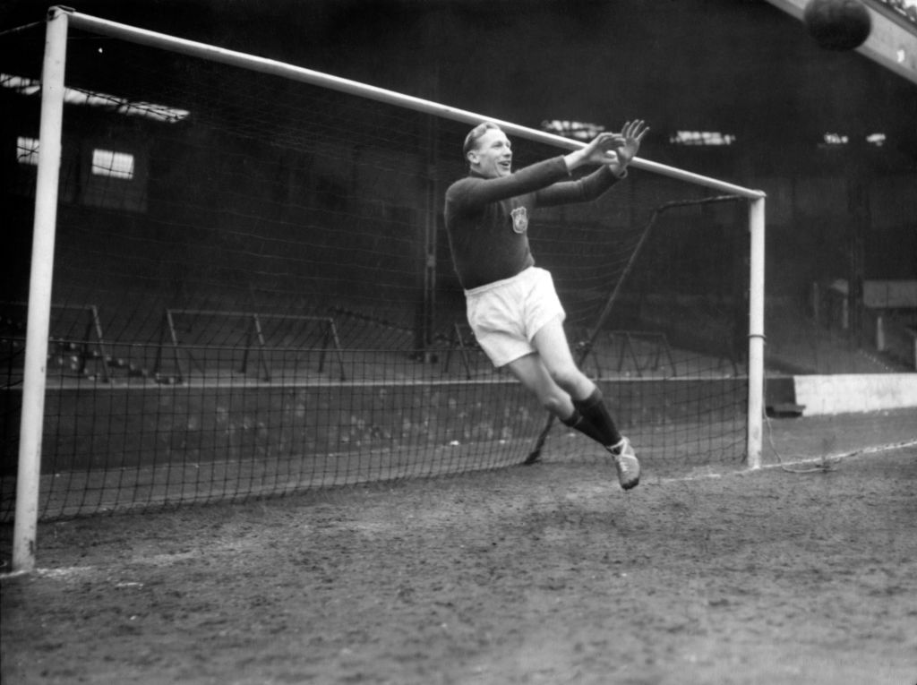 Bert Trautmann 1956-ban.