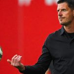 Borbély Balázs, a Győr vezetőedzője a labdarúgó Fizz Liga 33. utolsó fordulójában játszott Kisvárda Master Good - ETO FC mérkőzésen a kisvárdai Várkerti Stadionban 2026. május 16-án. Az ETO Győr FC nyerte a bajnokságot, miután 1-0-ra győzött a Kisvárda ellen.