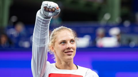 Márton Viviana a párizsi olimpián.