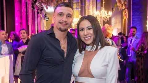 Megyeri Csilla és párja, Nicola Sarciá.