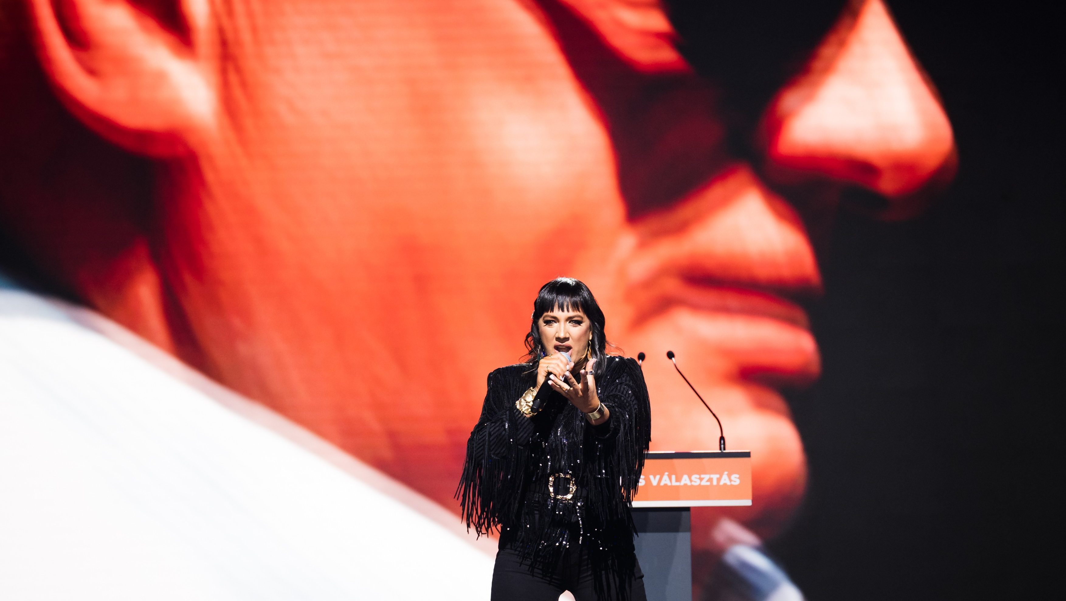 Tóth Gabi a Fidesz kongresszusán 2026. január 10-én.