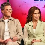Stohl András és Kiss Kriszta A Bachelor - A Nagy Ő kibeszélő műsorában.