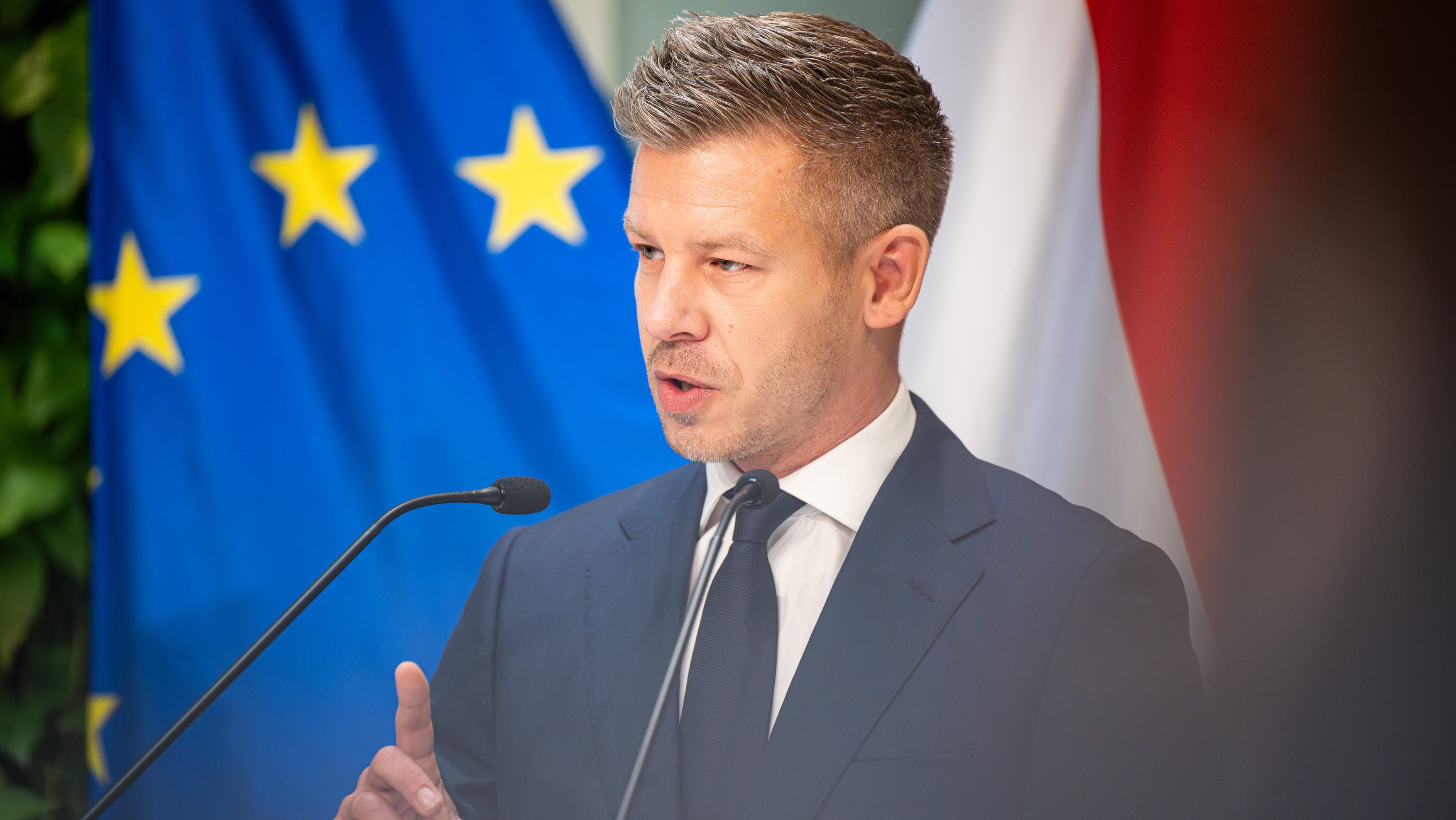 Sajtótájékoztató a kegyelmi ügy részleteiről 2026. május 19-én a Miniszterelnökségen., Image: 1100577570, Fotó: Varga Jennifer / 24.hu