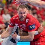 Luka Cindric, a Veszprém a férfi kézilabda NB I döntőjében játszott One Veszprém HC - OTP Bank-Pick Szeged első mérkőzésén a One Veszprém Arénában 2026. május 29-én.